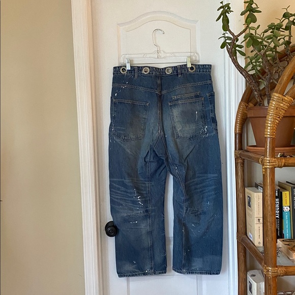 Free People Distressed Barrel Jeans - Picture 3 of 3
